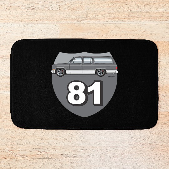 81 Charcoal Bath Mats