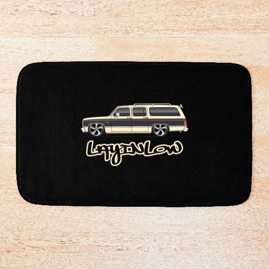 layinlow Santa Fe Tan Bath Mats