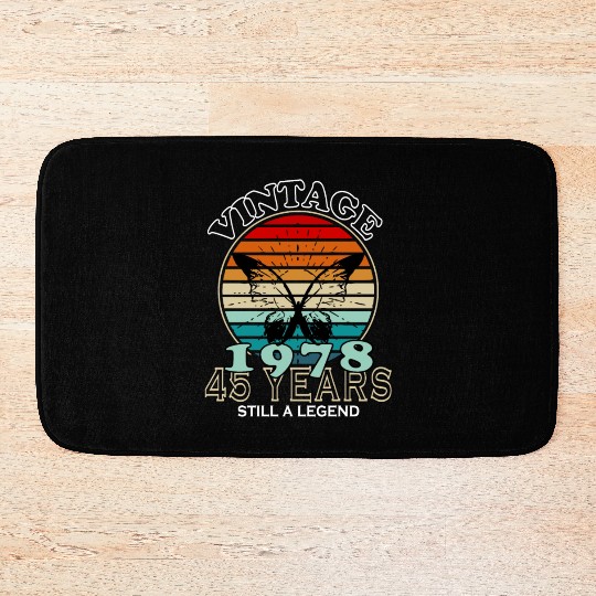 Awesome Since 1978 Birthday Bath Mats
