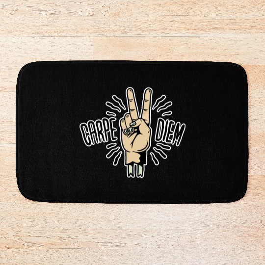 Carpe Diem Bath Mats