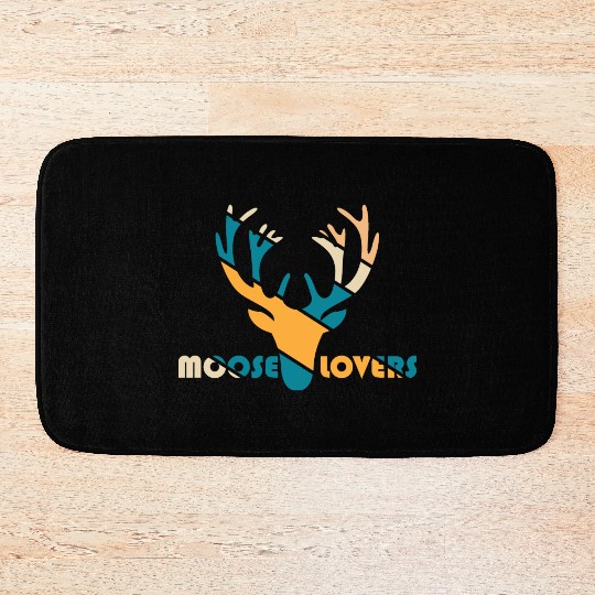 moose lovers Bath Mats
