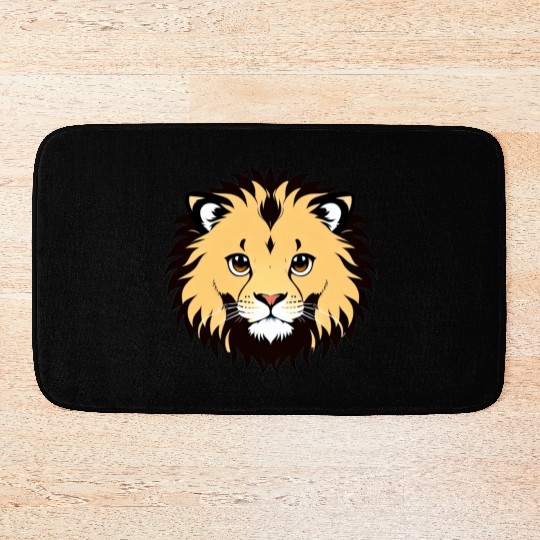 Royal Cartoon Lion - King of the Jungle 22 Bath Mats