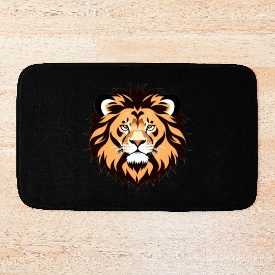 Royal Cartoon Lion - King of the Jungle 11 Bath Mats
