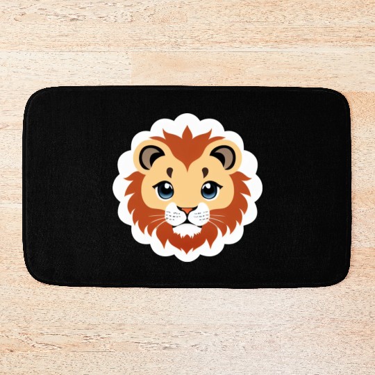 Royal Cartoon Lion - King of the Jungle 19 Bath Mats