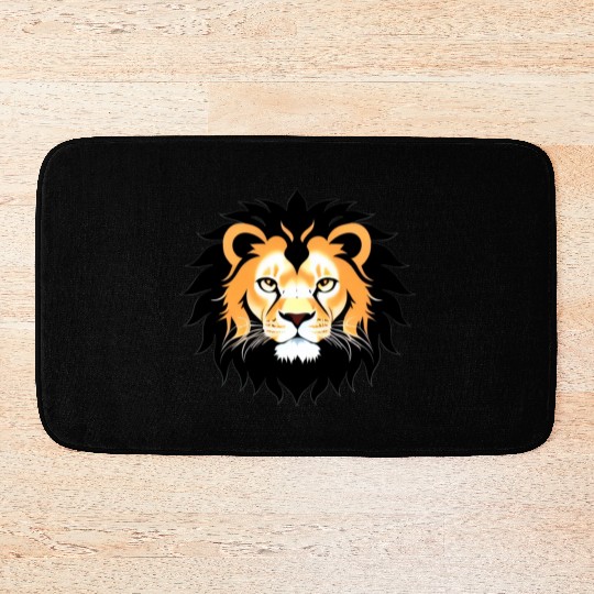 Royal Cartoon Lion - King of the Jungle 14 Bath Mats