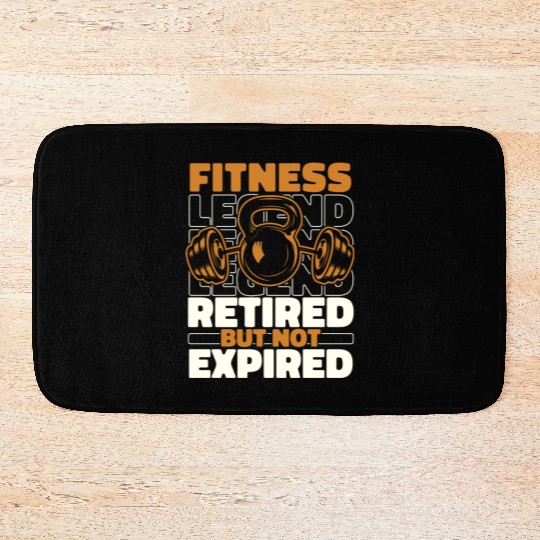 Fitness Workout Gym Retired Bath Mats