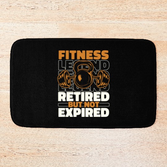 Fitness Workout Gym Retired Bath Mats