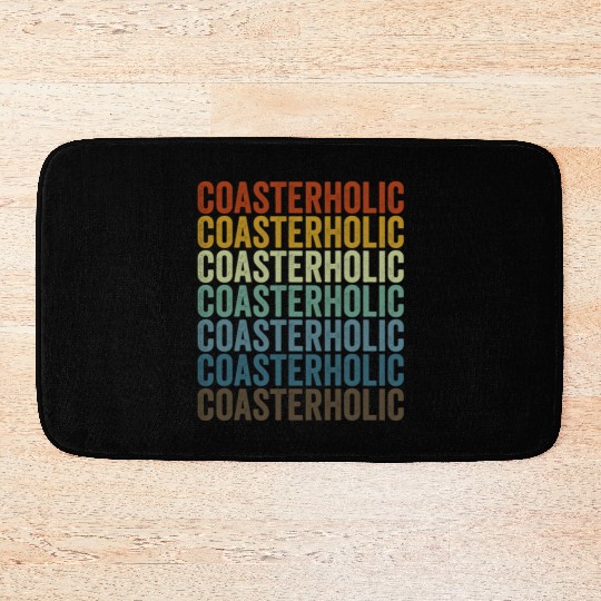 Coasterholic Roller Coaster Lover Bath Mats