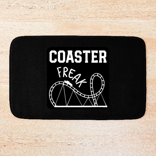 Roller Coaster freak Bath Mats