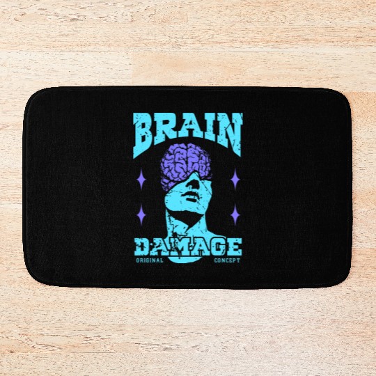 Brain Damage Streetwear Bath Mats