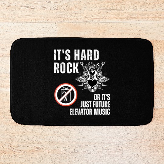 Hard Rock or Future Elevator Music Bath Mats