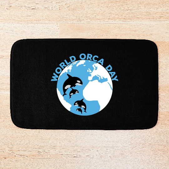 World Orca Day Bath Mats