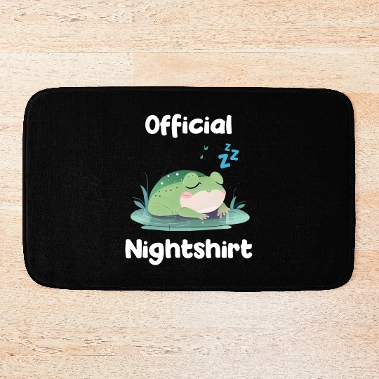 Cute Frog Sleepshirt Nightwear Nightshirt Sleep Bath Mats