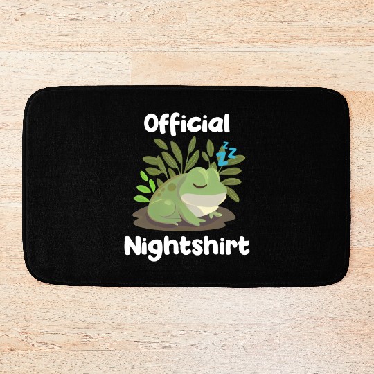 Cute Frog Sleepshirt Nightwear Nightshirt Sleep Bath Mats