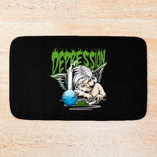 Depression Angel Bath Mats