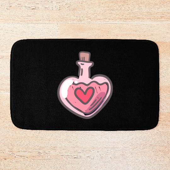 I Love My Girlfriend Bath Mats