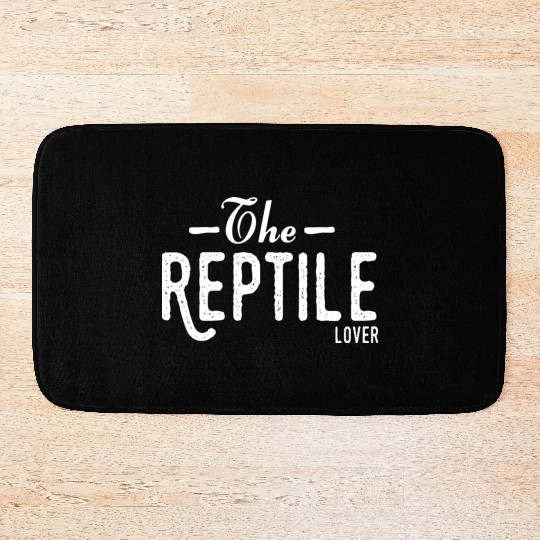 The Reptile Lover Bath Mats