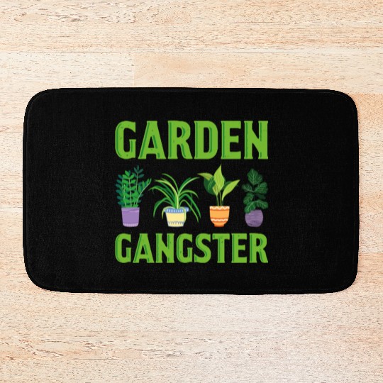 Garden Gangster Planter Gardening Gifts Gardener Bath Mats