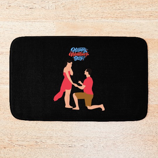 valentine | valentine's day | happy valentines day Bath Mats