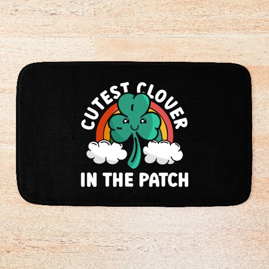 Cutest Clover In The Patch - St Patricks Day Irish Bath Mats