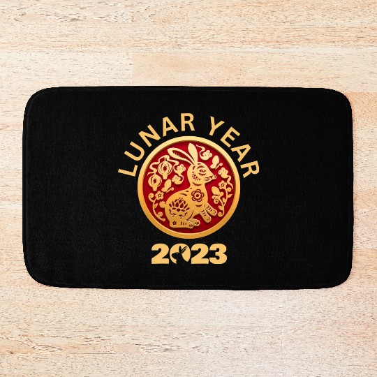 Rabbit Lunar New Year 2023 Bath Mats