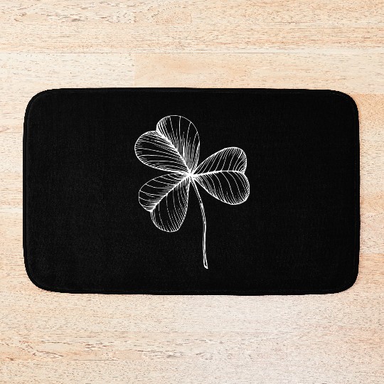 St. Patrick's Day, nice Clover Bath Mats