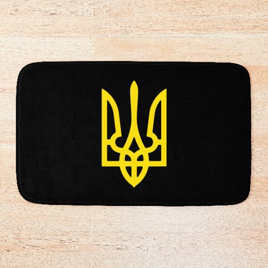 Ukraine coat of arms Bath Mats