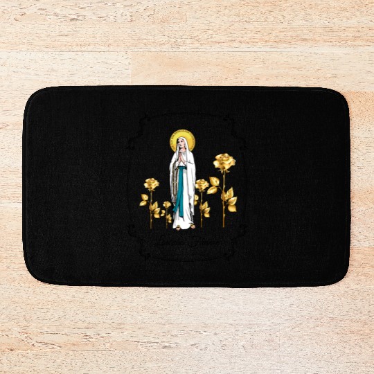 Our Lady of Lourdes Bath Mats