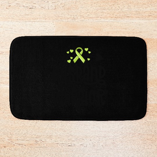 Husband Of A Warrior Lymphoma Cancer Awareness Bath Mats