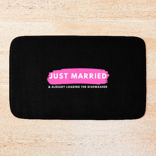 Just Married Bath Mats
