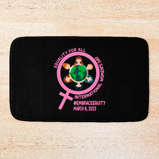 International Women's Day: Equality for Al Embrace Bath Mats