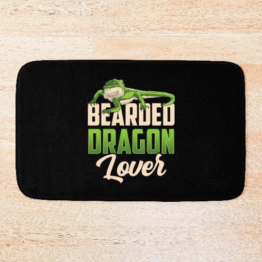 Bearded Dragon Lover Pet Animal Reptile Bath Mats