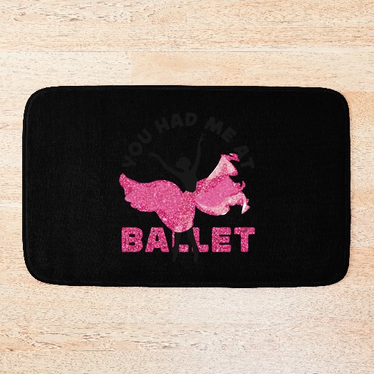 Ballet Dancer Dance Girl Ballerina Bath Mats