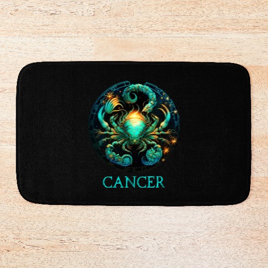 Embrace Your Cancer Identity: Cancer Pride Zodiac Bath Mats