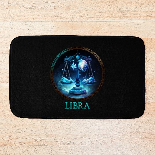 Embrace Your Libra Identity: Libra Pride Zodiac Bath Mats