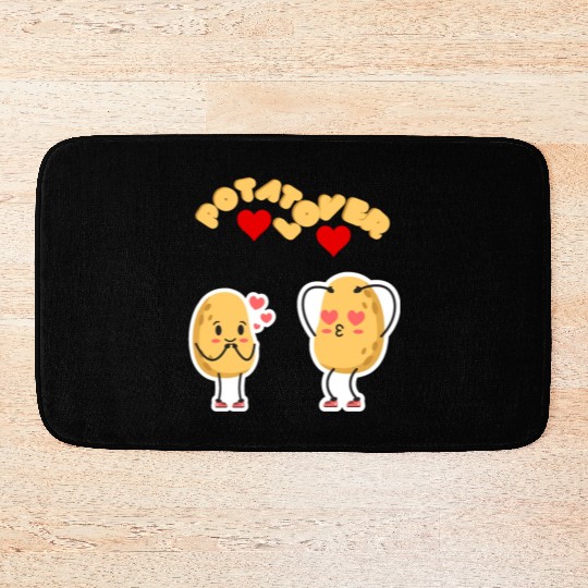 Potatoes Lover I Love Potato Bath Mats