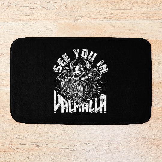 See you in Valhalla - Viking Bath Mats