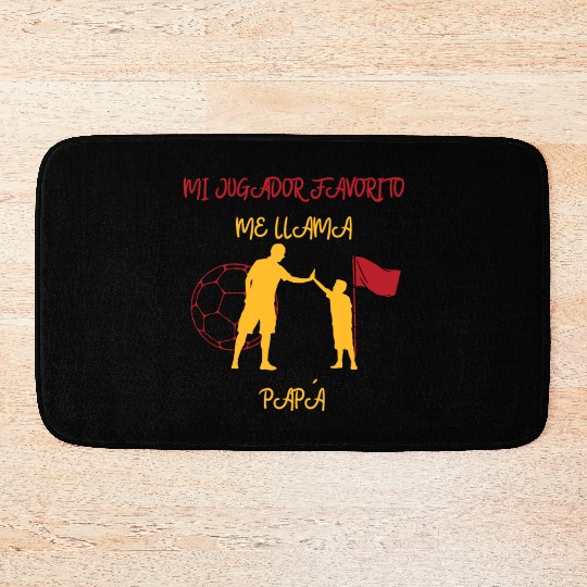 Mi jugador favorito me llama Papa Bath Mats