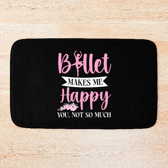 Ballet Dancer Dance Girl Ballerina Bath Mats