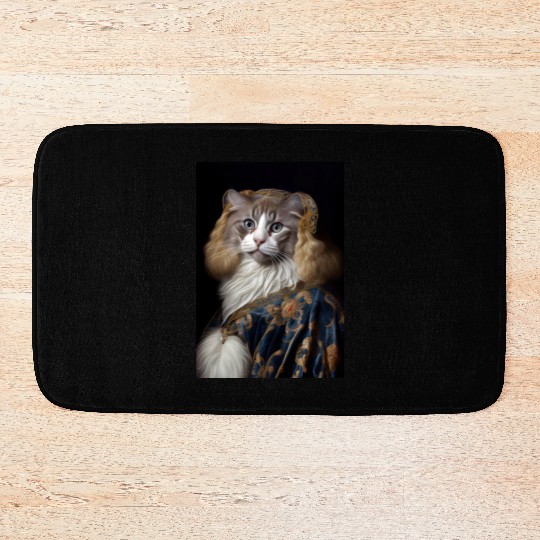 American Curl Princess Cat Breed Portrait Royal Re Bath Mats