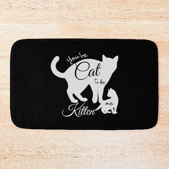 Cats Cat Lover Gifts Funny Sayings Bath Mats
