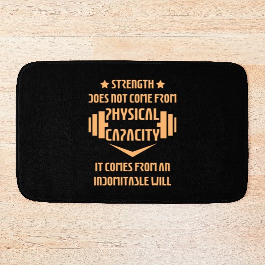 Fitness GYM Workout Funny Bath Mats
