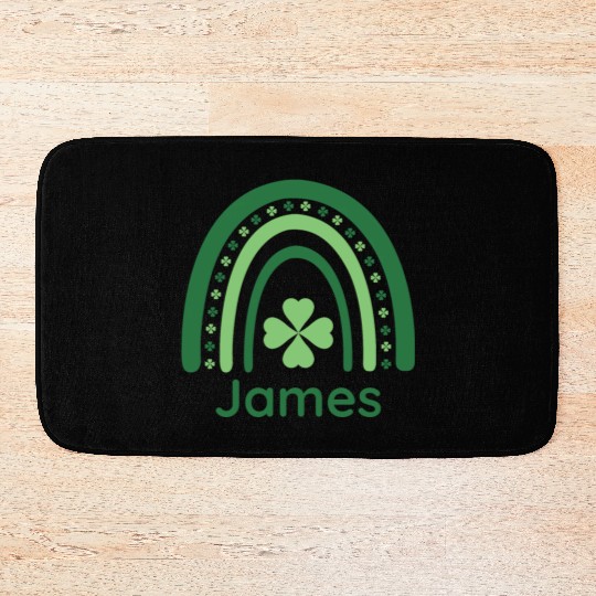 James Clover Charm Boho Rainbow Bath Mats