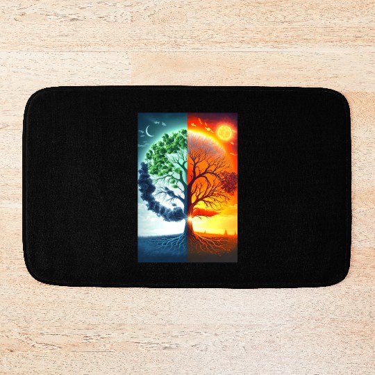 The Tree of Life Summer to Winter Bath Mats