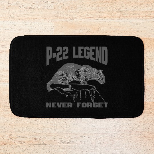 P22 MOUNTAIN LION SILVER LAKE NEVER FORGET Bath Mats