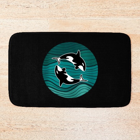 Orca Is My Valentine Life Is Better With Orca Bath Mats