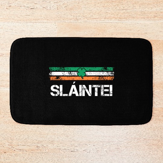 Slainte Ireland toast Bath Mats