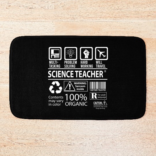 Science Teacher Bath Mats - Multitasking Job Gift It