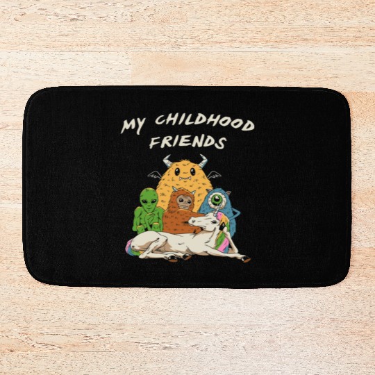Imaginary Friends Club Bath Mats