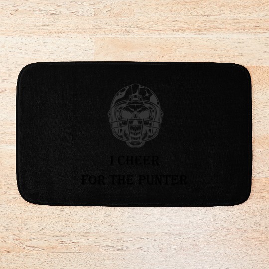 i cheer for the punter Bath Mats